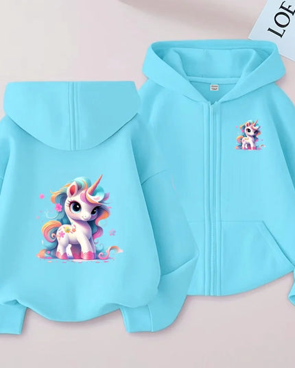 Deine bezaubernde Einhorn Jacke in Mintgrün!