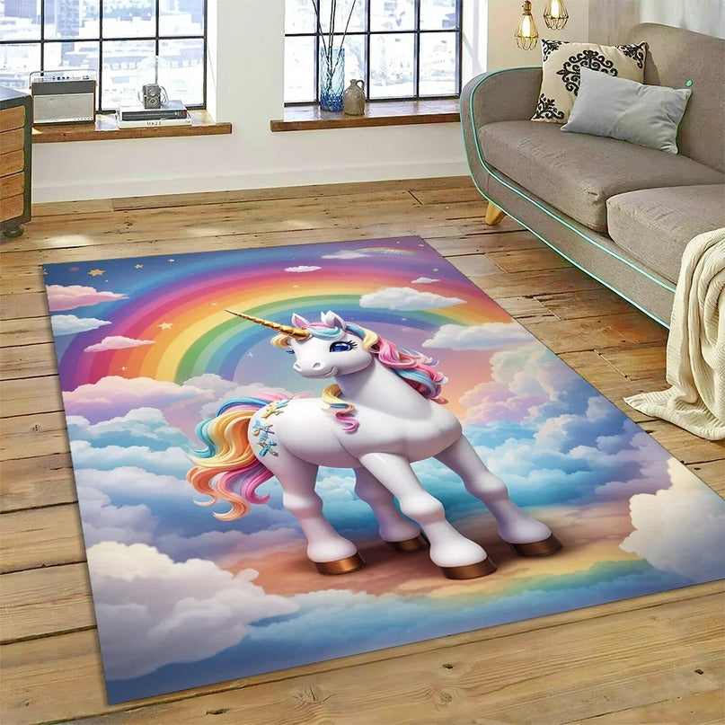 Dein Einhorn Sessel als 3D Traum-Teppich!