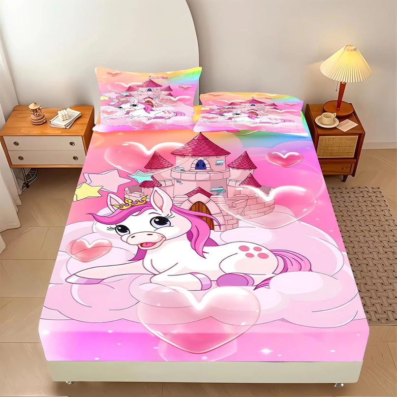 Dein süßes Einhorn Bettlaken für Kids &