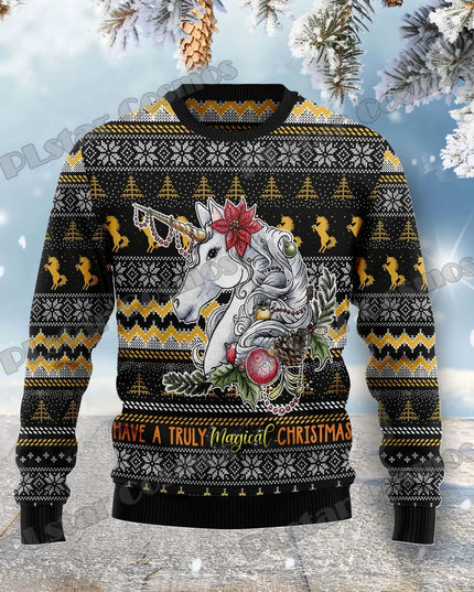 Dein Einhorn Pullover für winterliche Magie!