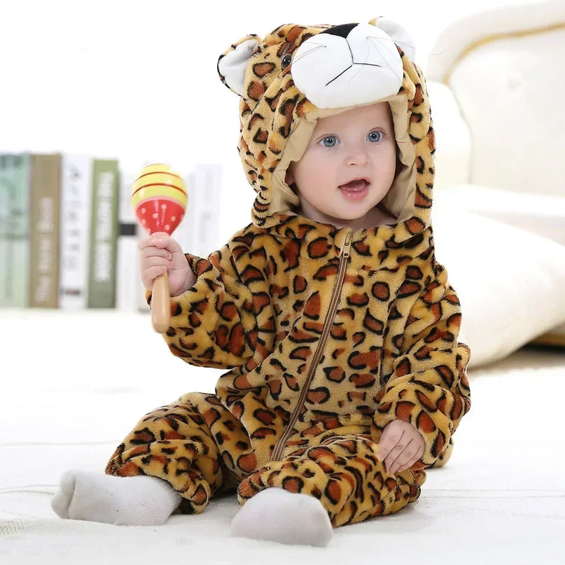 Kuscheliges Einhorn Kostuem für dein Baby!