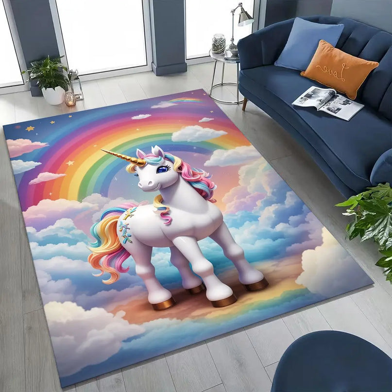 Dein Einhorn Sessel Regenbogen-Mädchen