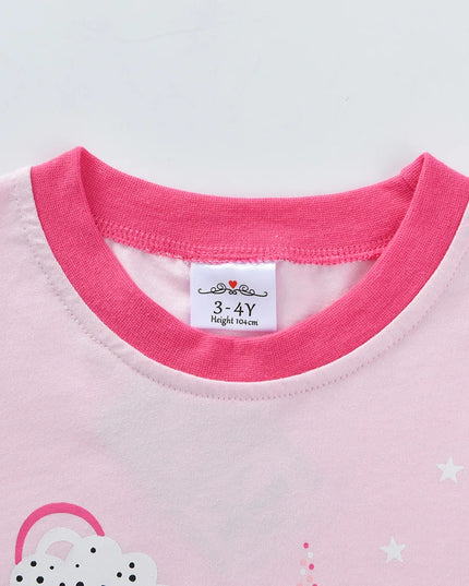 Dein süßer Einhorn Pyjama Baumwoll-Set