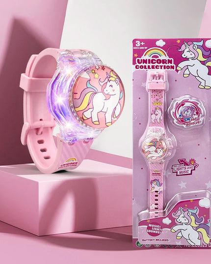 Deine leuchtende Einhorn Uhr mit