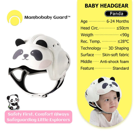 Niedliches Einhorn Kissen im Panda-Design als Baby-Kopfschutz für Kleinkinder, die krabbeln oder laufen lernen