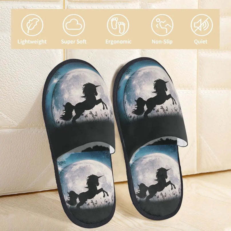 Fantasievolle Einhorn Hausschuhe für dich!