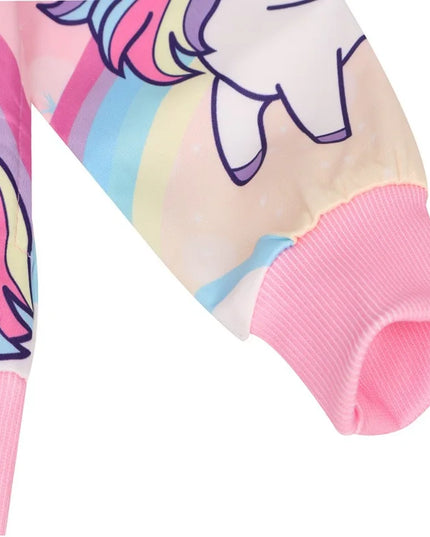 Deine kuschelige Einhorn Jacke in Pink!