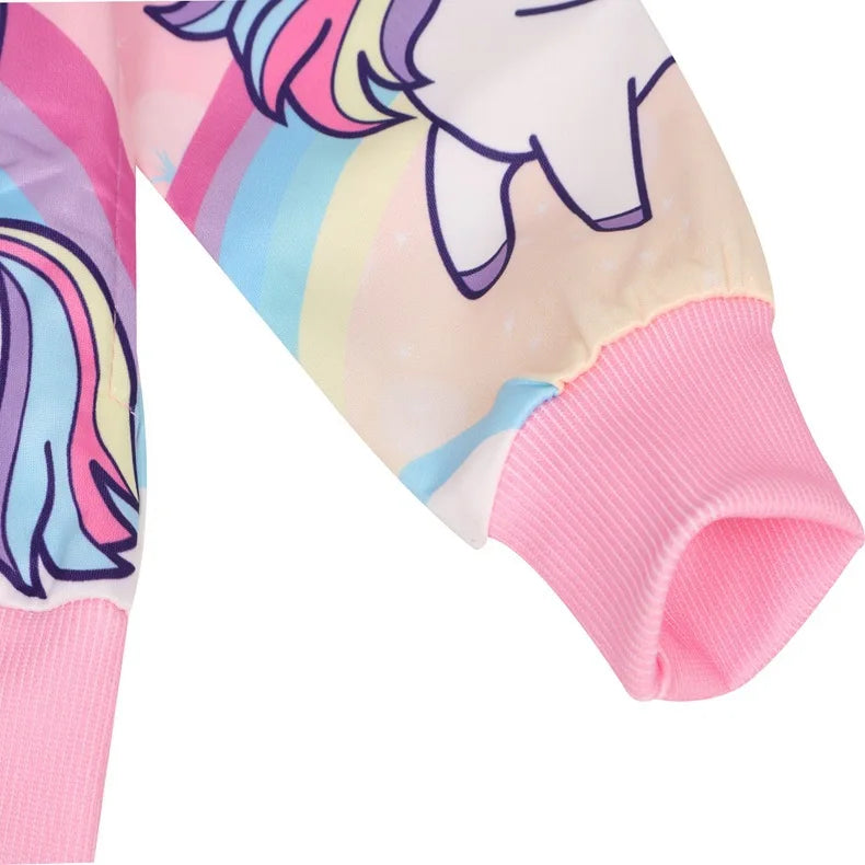 Deine kuschelige Einhorn Jacke in Pink!