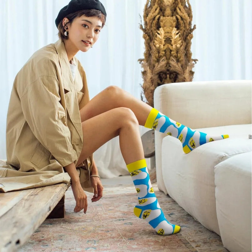 Deine bunten Einhorn Socken für gute Laune!