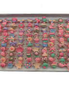 mix style 2 / 100pcs / open adjust design
