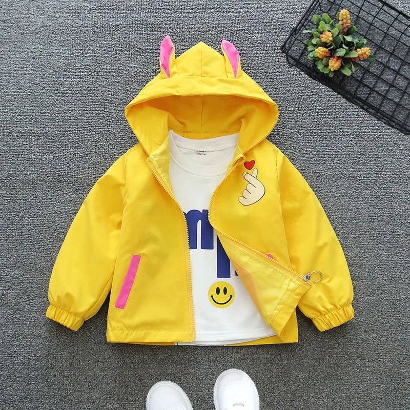 Deine fröhliche Einhorn Jacke in Blau!
