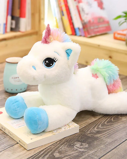 Dein riesiges Regenbogen Einhorn Kissen!