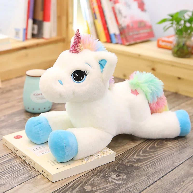 Dein riesiges Regenbogen Einhorn Kissen!
