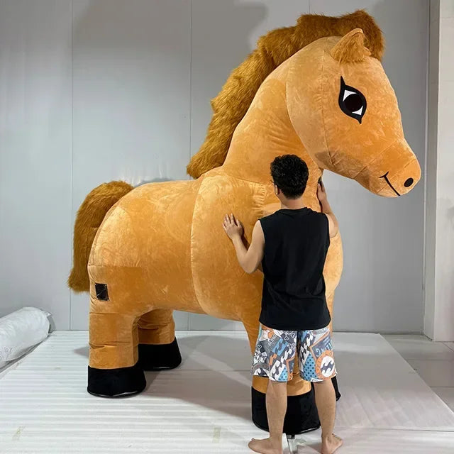 Strahlendes Aufblasbares Einhorn Kostuem!