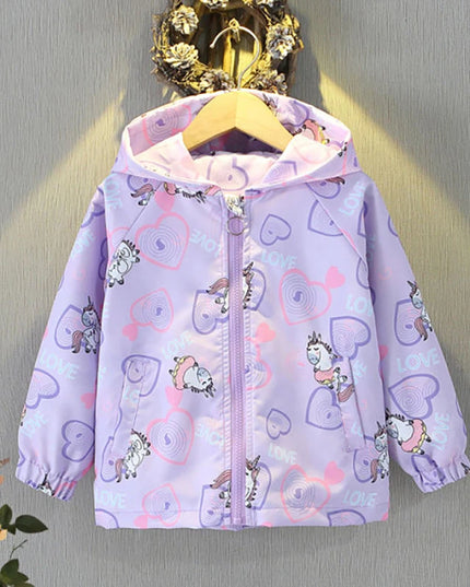 Deine coole Einhorn Jacke mit Kapuze!