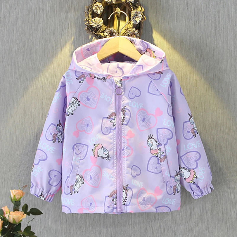 Deine coole Einhorn Jacke mit Kapuze!