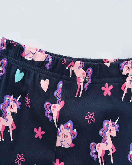 Dein süßer Einhorn Pyjama Baumwoll-Set