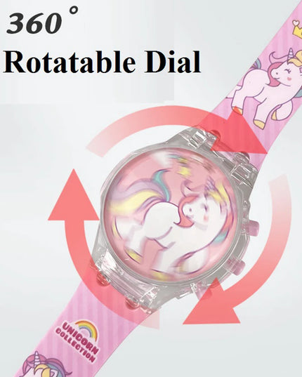 Deine leuchtende Einhorn Uhr mit Musik