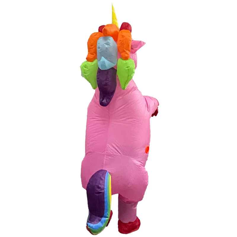 Dein süßes Aufblasbares Einhorn Kostuem!