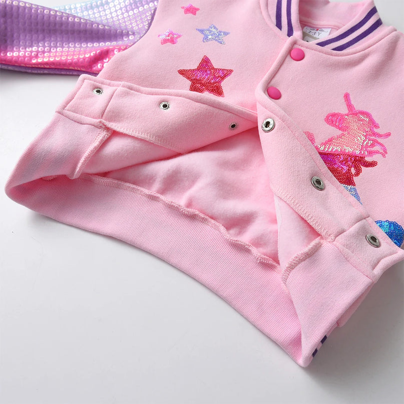Funkelnde Einhorn Jacke für deine