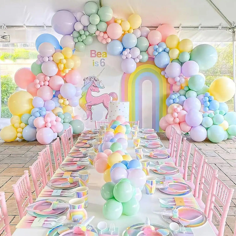 Dein Einhorn Ballonbogen für Feen-Momente!