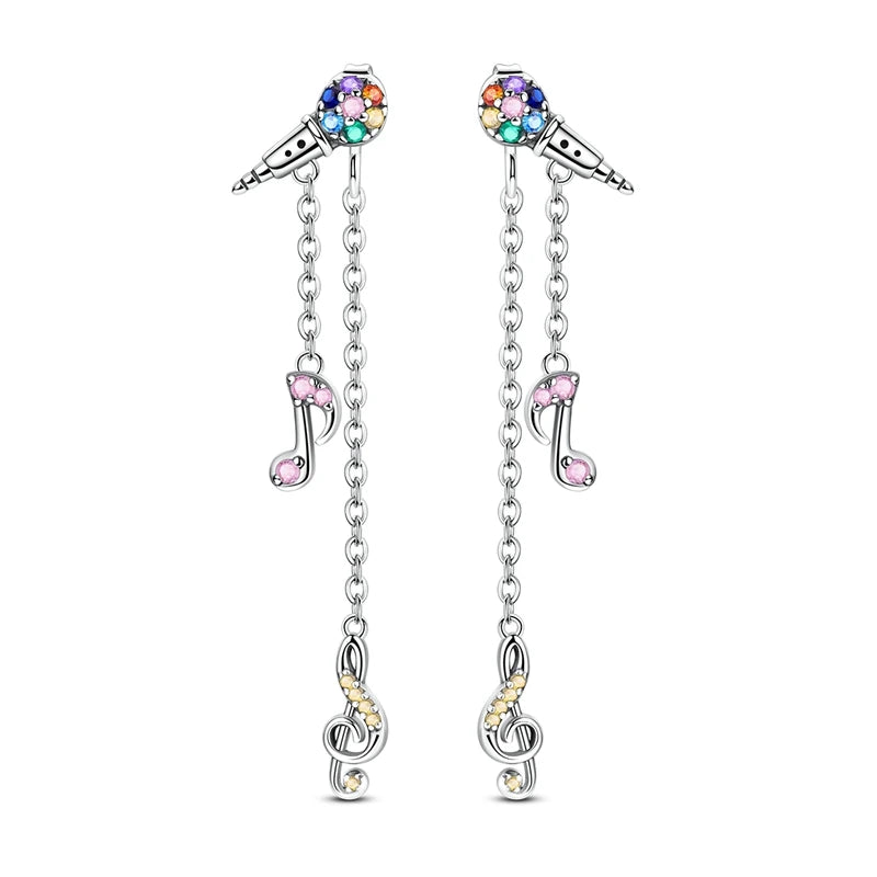 Niedliche Einhorn Ohrringe mit blauen Augen!