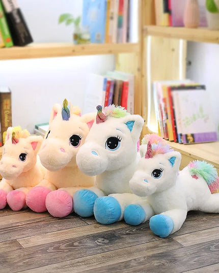 Dein riesiges Regenbogen Einhorn Kissen!