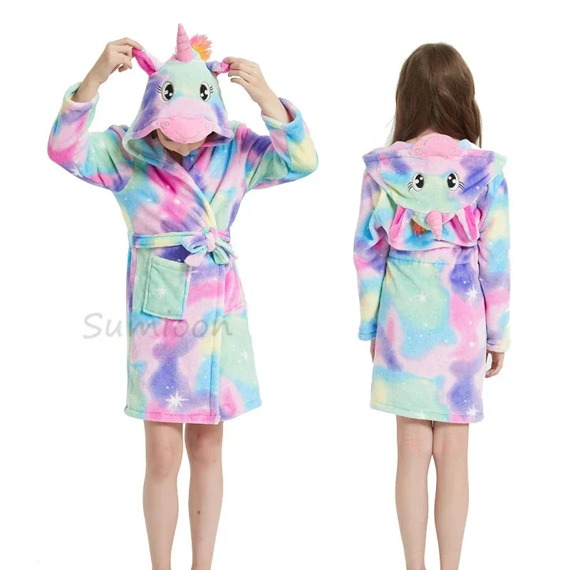 Dein kuscheliges blaues Einhorn Handtuch