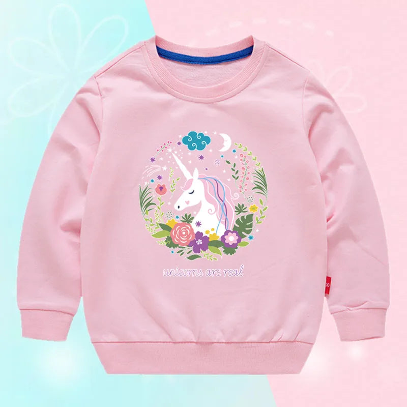 Dein süßer Einhorn Pullover in Pink!