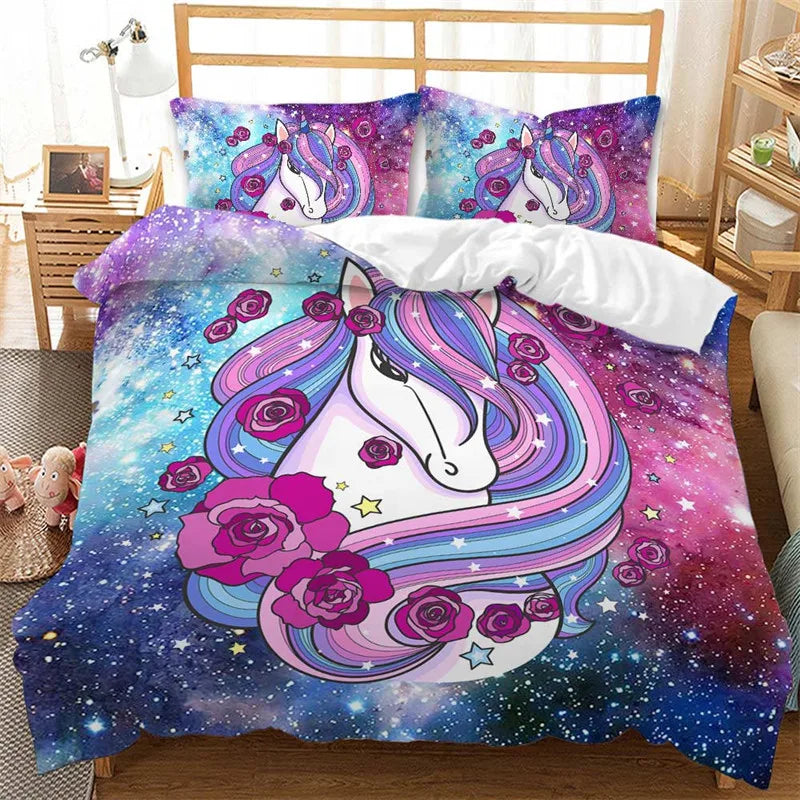 Dein leuchtendes Einhorn Bettwäsche-Set!