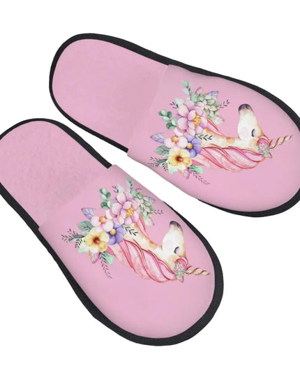 Deine kuscheligen Einhorn Hausschuhe!