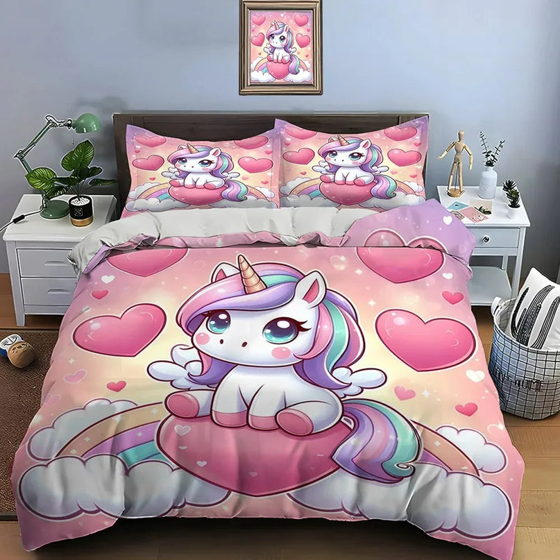 Deine Einhorn Bettwäsche für traumhafte
