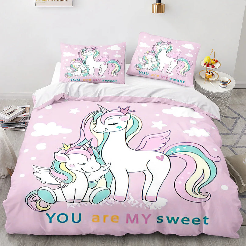 Deine Traumwelt mit Einhorn Bettwäsche!