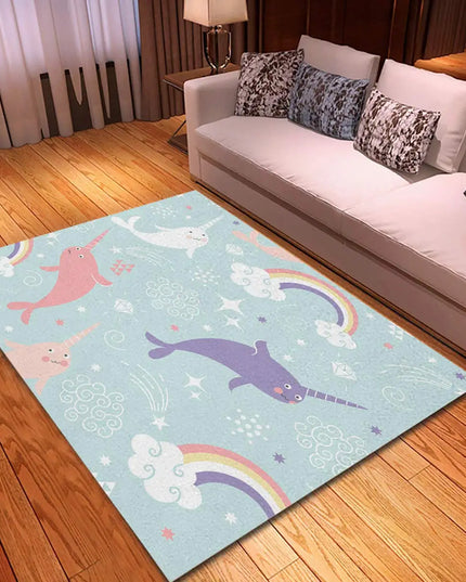 Dein süßer Einhorn Teppich in Pink!