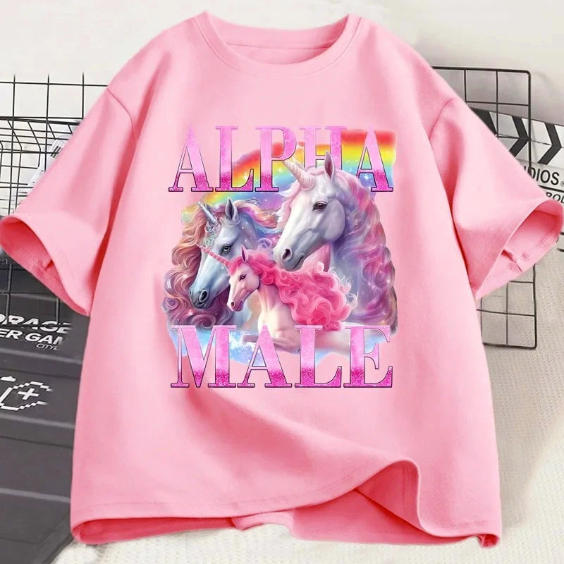 Dein Alpha Einhorn T-Shirt für jeden Tag!