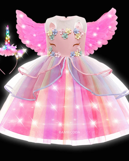 Dein leuchtendes Einhorn Nachtlicht Kleid!