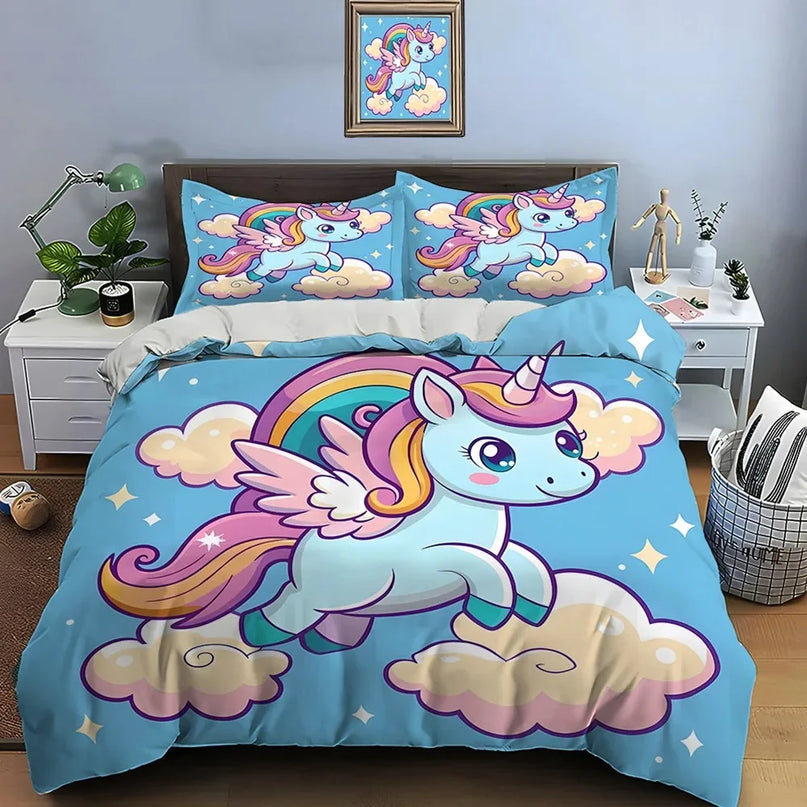 Deine Einhorn Bettwäsche für traumhafte
