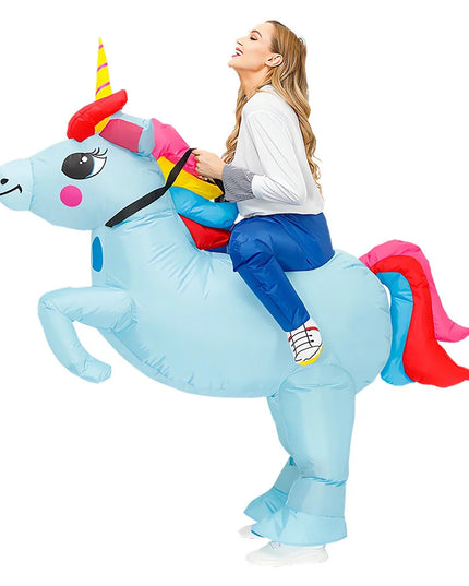 Zauberhaftes Aufblasbares Einhorn Set!