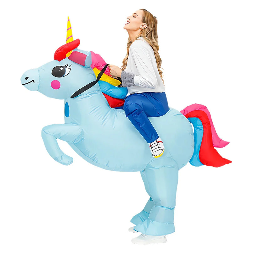 Zauberhaftes Aufblasbares Einhorn Set!