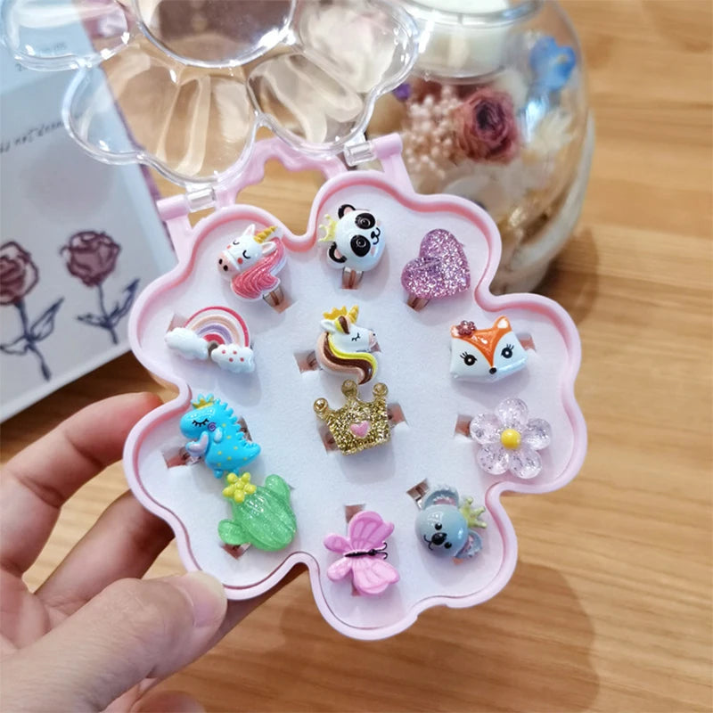 Süße Einhorn Ringe für kleine Prinzessinnen!