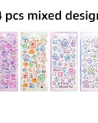4 pcs mixed design