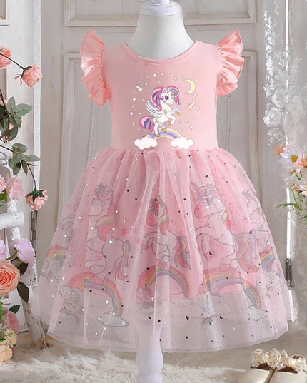 Dein verspieltes Einhorn Kleid mit bunten