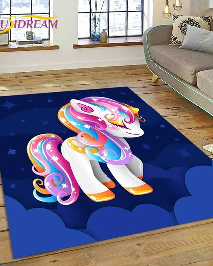 Dein Einhorn Sessel als 3D Traum-Teppich!