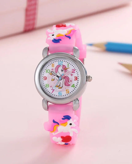 Deine stylische Einhorn Uhr in bunten Farben