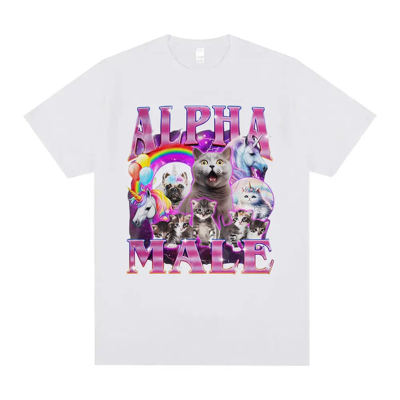 Graues Einhorn T-Shirt: Dein Meme-Statement!