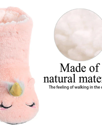 Flauschige Einhorn Socken für Kuschelmomente