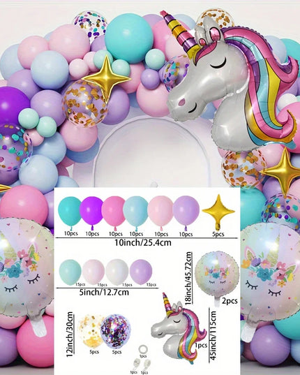 Dein Macaron Einhorn Ballon-Traumset!