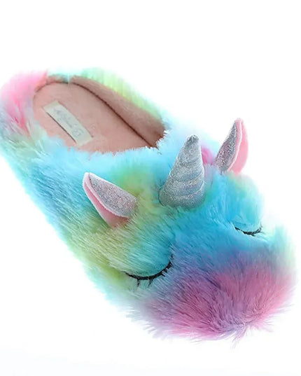 Regenbogen Einhorn Hausschuhe zum Verlieben!