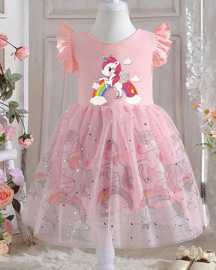 Dein Einhorn Kleid mit leuchtendem Farbspiel