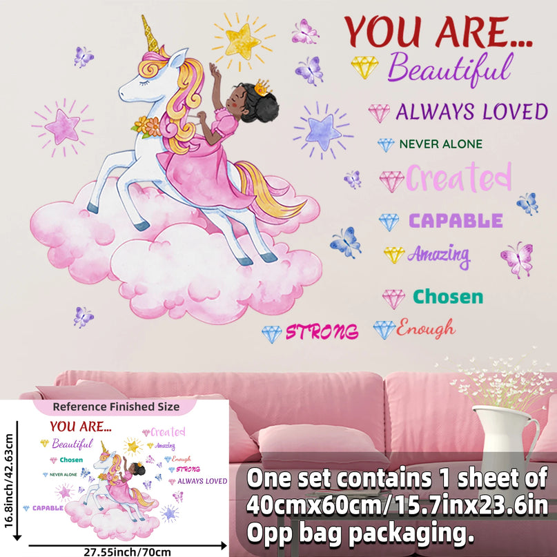 Dein inspirierendes Einhorn Wandtattoo